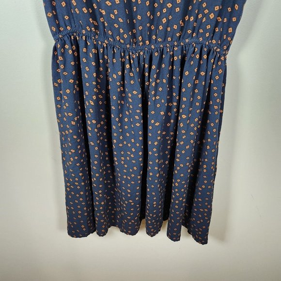 Danny and Nicole Dress Womens 16 Blue Skater A Line Career Work Cap Sleeve - Picture 3 of 10